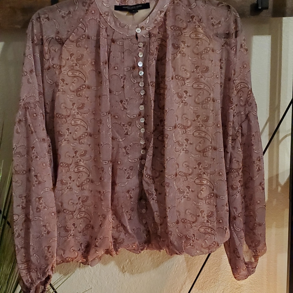 Andrew Marc romantic style blouse